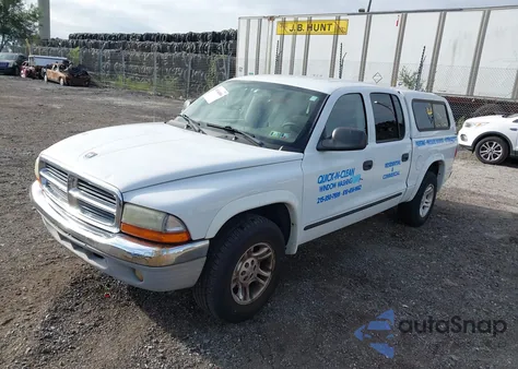 2004 Dodge Dakota Slt from USA, damaged, VIN 1D7HL48N94S542084